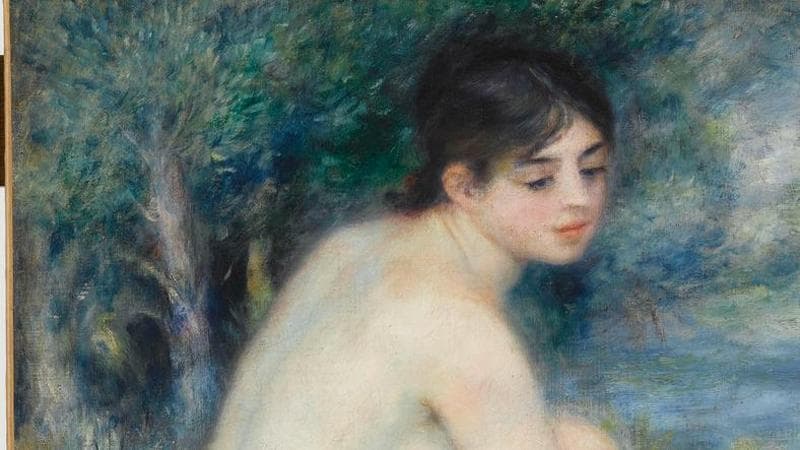 Auguste Renoir, "Femme nue dans un paysage" part., 1883 © 2024 RMN-Grand Palais / Franck Raux/ Dist. Foto SCALA, Firenze)