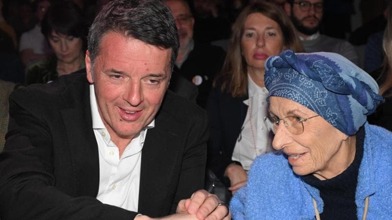 Matteo Renzi ed Emma Bonino