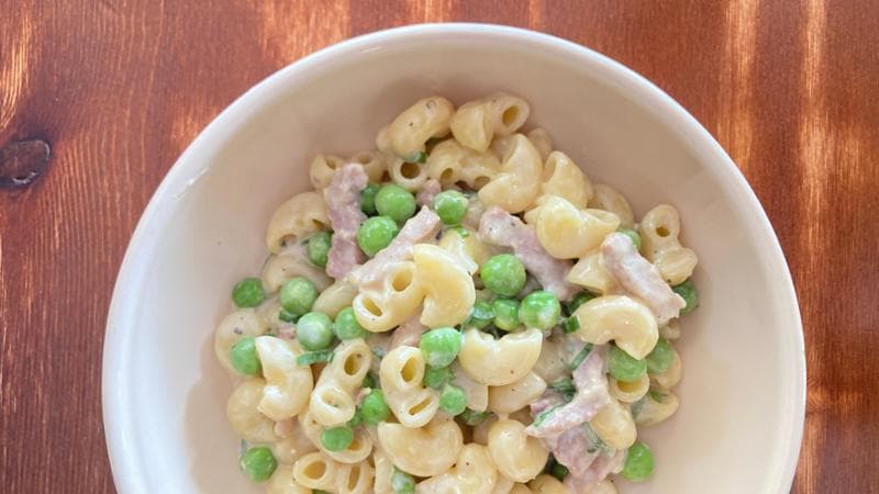 La ricetta: pasta panna prosciutto e piselli ed è subito nostalgia anni 80
