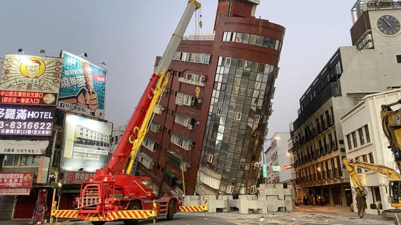 Terremoto a Taiwan, l’isola salvata dalle costruzioni antisismiche