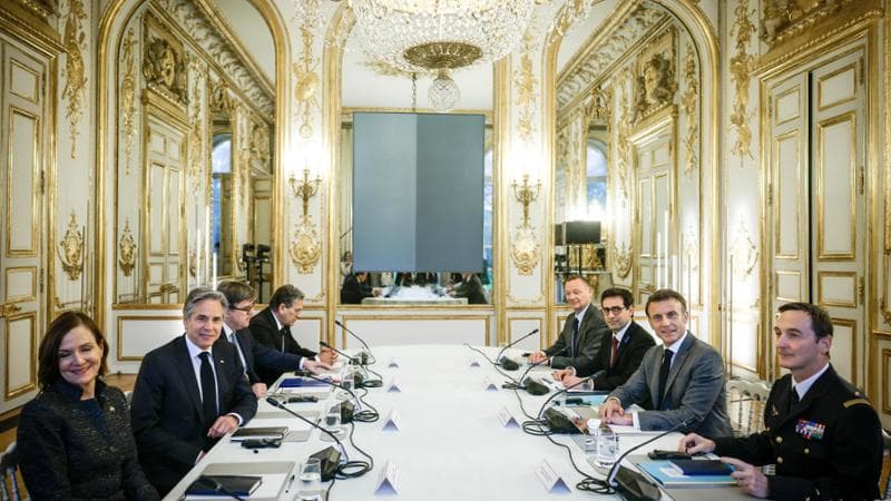 Blinken incontra Macron all'Eliseo