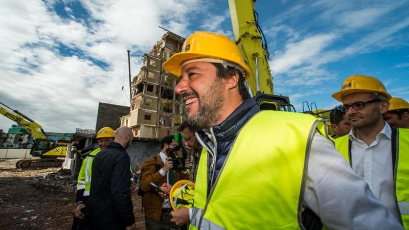 Il ministro delle Infrastrutture Matteo Salvini
