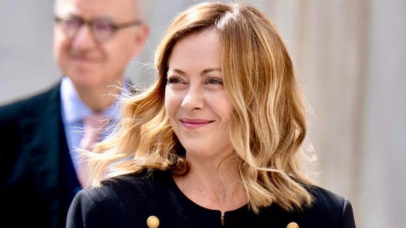 Roma, 5 aprile: la premier Giorgia Meloni