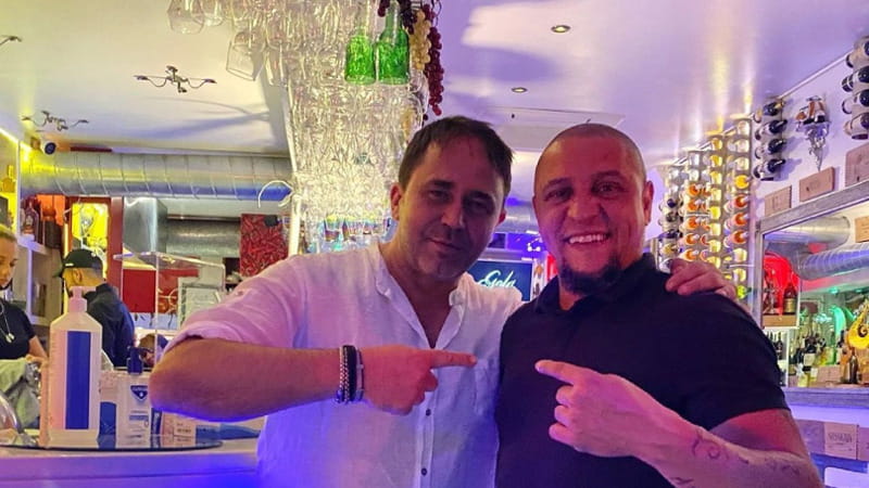 Aaron Rutigliano proprietario di un ristorante a Londra amato dai calciatori