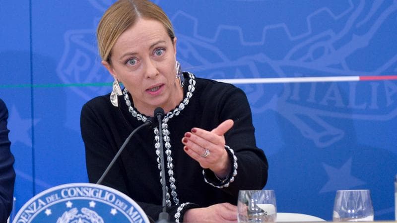 La premier Giorgia Meloni