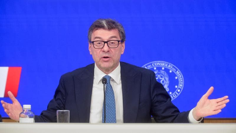 Il ministro dell'Economia Giancarlo Giorgetti