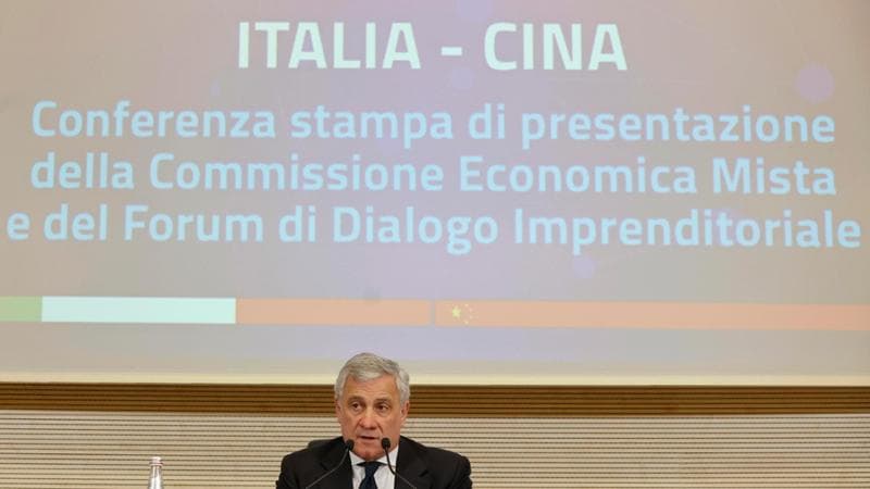 Il ministro degli Esteri Antonio Tajani