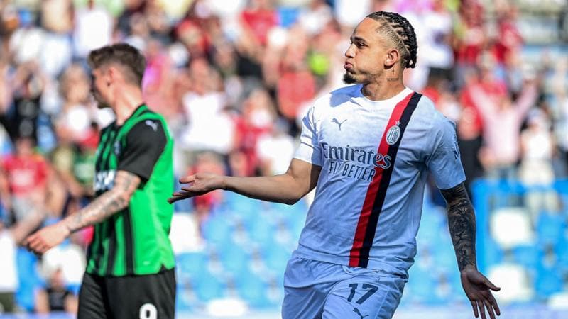 Okafor esulta dopo il gol del 3 a 3
