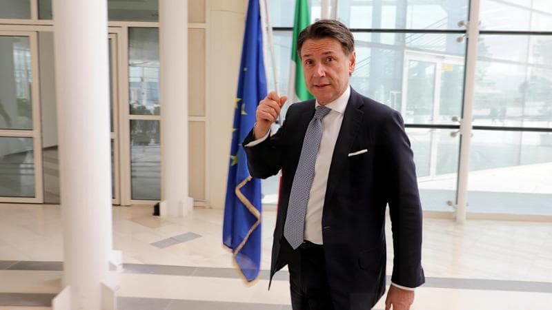 Il presidente del 5S Giuseppe Conte
