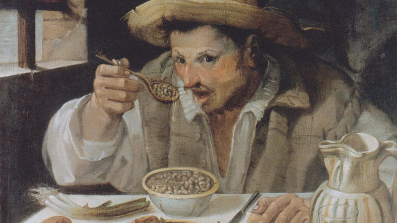 Il "Mangiafagioli" di Annibale Carracci (1584-85), Roma, Palazzo Colonna