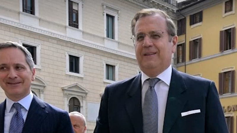 IL PRESIDENTE RUSTICHELLI (A DESTRA) ARRIVA ALLA CAMERA