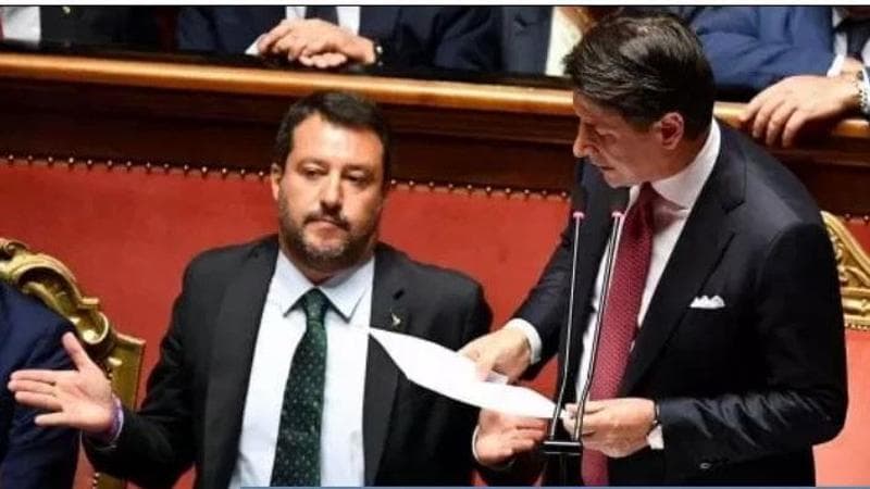 Matteo Salvini e Giuseppe Conte