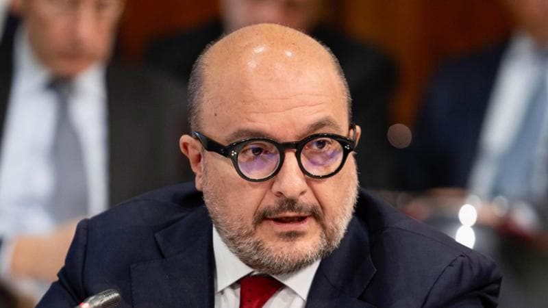 Il ministro della Cultura, Gennaro Sangiuliano