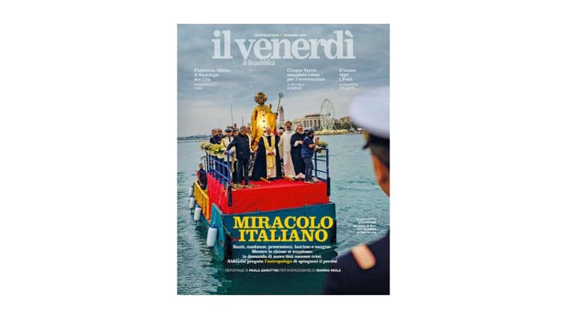 Sul nuovo Venerdì l’Italia dei santi e dei miracoli