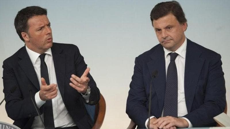 Matteo Renzi e Carlo Calenda
