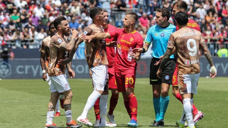 Un momento della partita