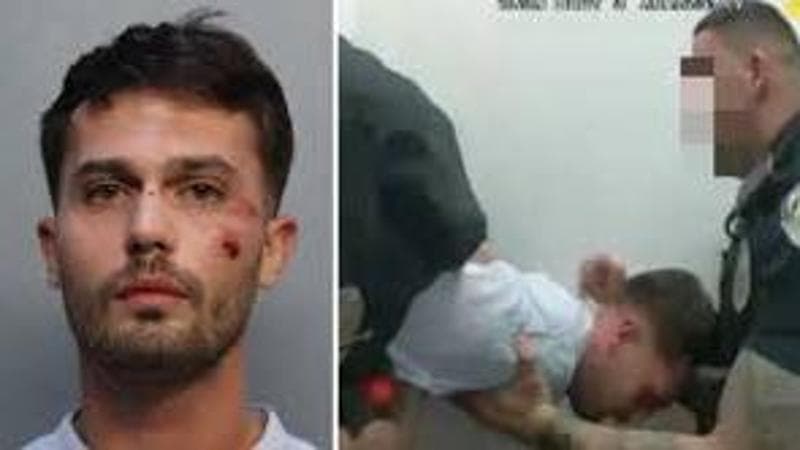 Arresto di Matteo Falcinelli a Miami, altri due video smentiscono la polizia: non ha mai colpito gli agenti
