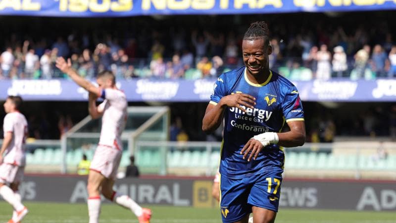 Noslin esulta dopo il gol