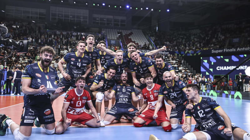 La gioia di Trento (foto Cev)