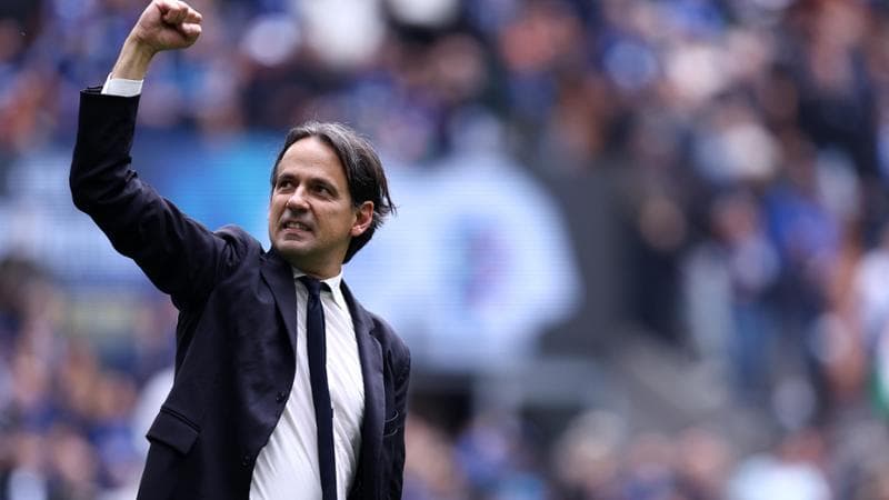 Simone Inzaghi, tecnico dell'Inter campione d'Italia
