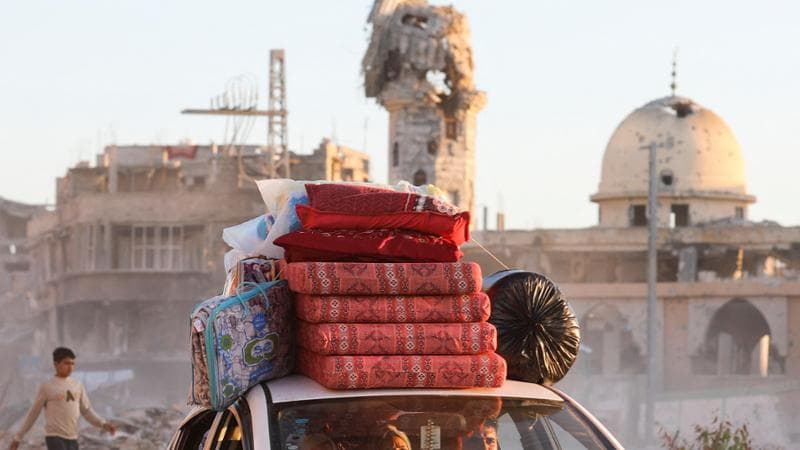 Con gli asini e i carrelli della spesa da Rafah fino al mare: il nuovo esodo dei palestinesi