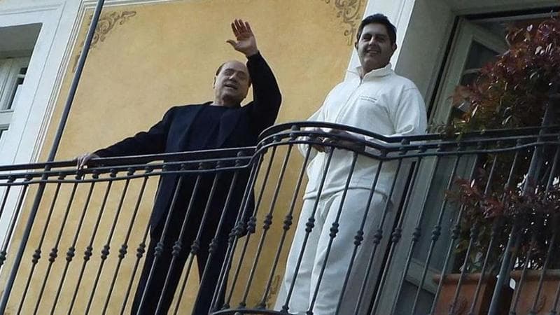 Silvio Berlusconi e Giovanni Toti nel 2014