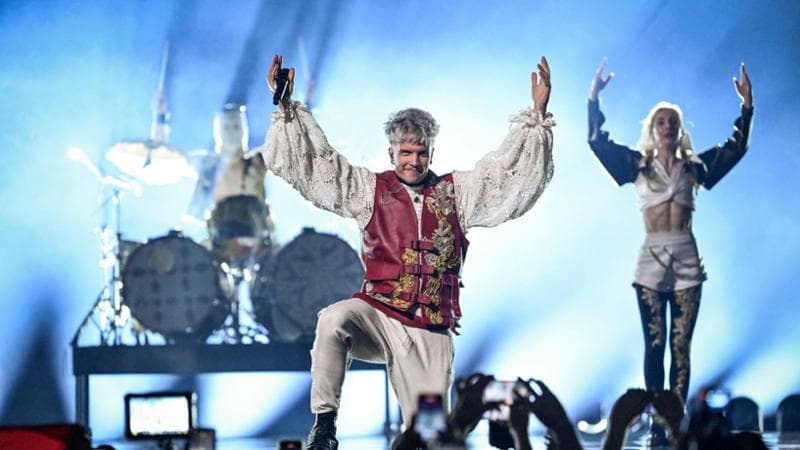 Il cantante Baby Lasagna all'Eurovision