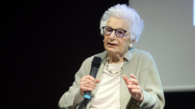 Milano, 13 maggio: la senatrice a vita Liliana Segre