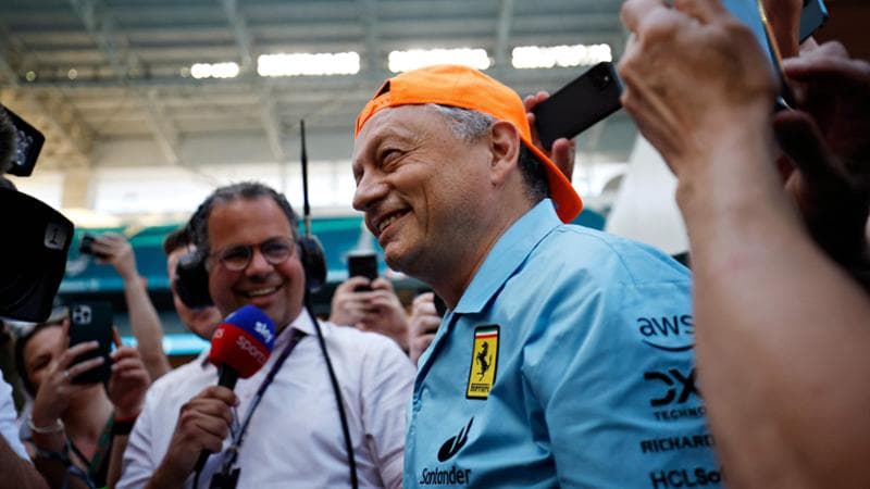 Fred Vasseur, team principal della Ferrari