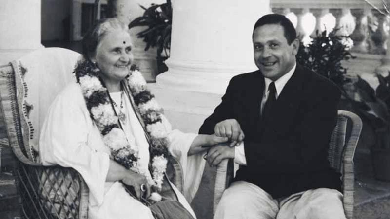 Maria Montessori e il figlio Mario&nbsp;
