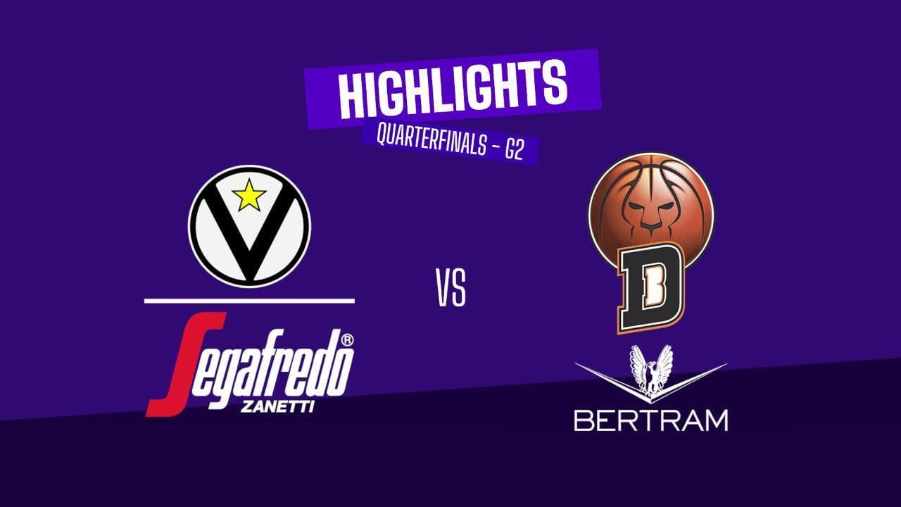 Basket Serie A, gli highlights di Virtus Segafredo Bologna-Bertram Derthona Tortona