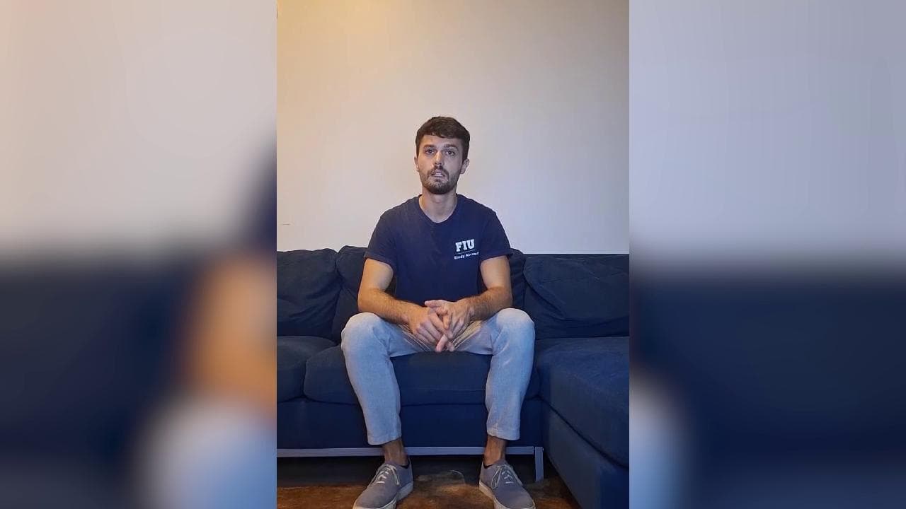 Il videomessaggio di Matteo Falcinelli: "Momento drammatico, grazie a chi mi sostiene"