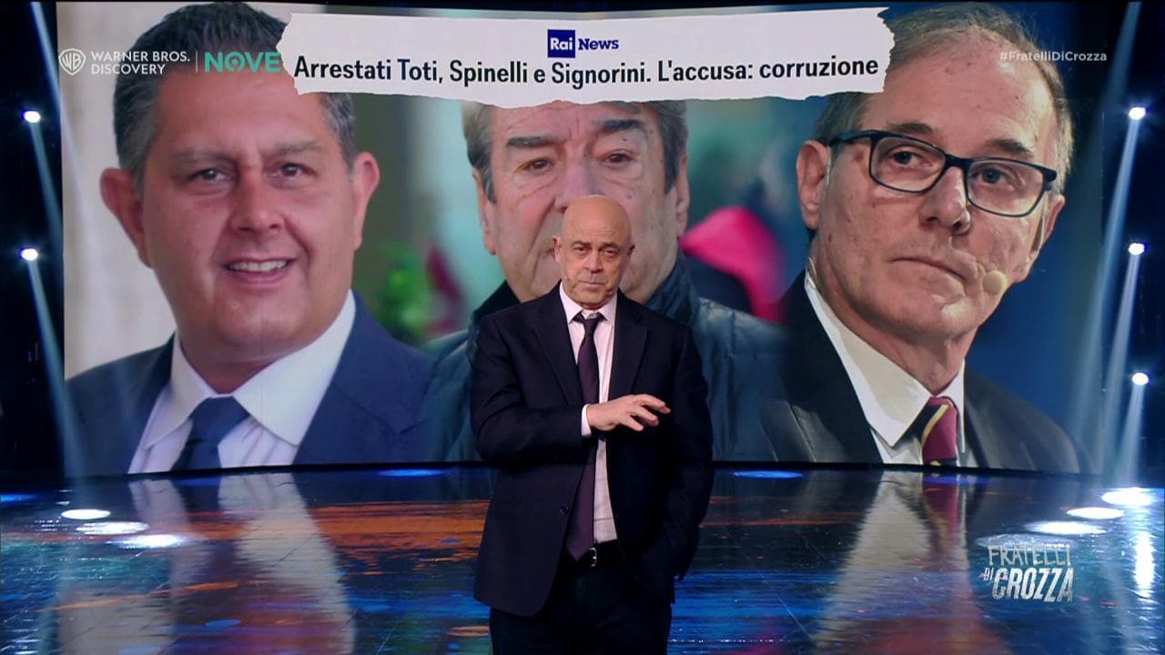 Crozza sul caso Toti: "Liguria svenduta per 74mila euro, un prezzo alla genovese"