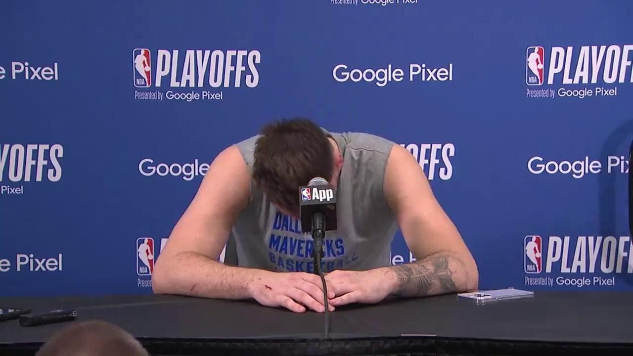 Un video hot interrompe la conferenza stampa del campione Nba Luka Doncic
