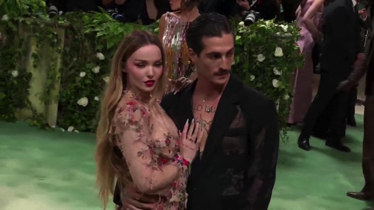 Damiano dei Måneskin al Met Gala 2024: con la fidanzata Dove Cameron