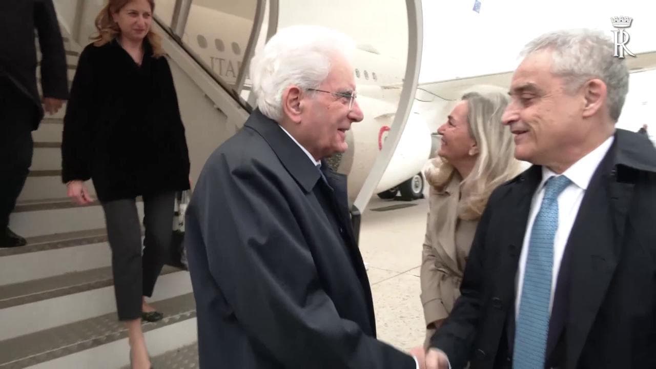 Mattarella all'Onu: l'arrivo a New York con la figlia Laura