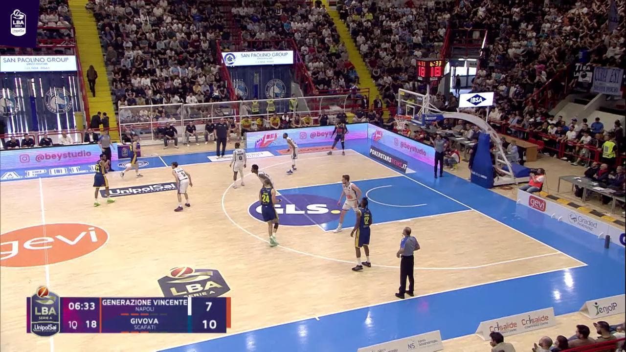 Basket serie A, gli highlights di GeVi Napoli - Givova Scafati