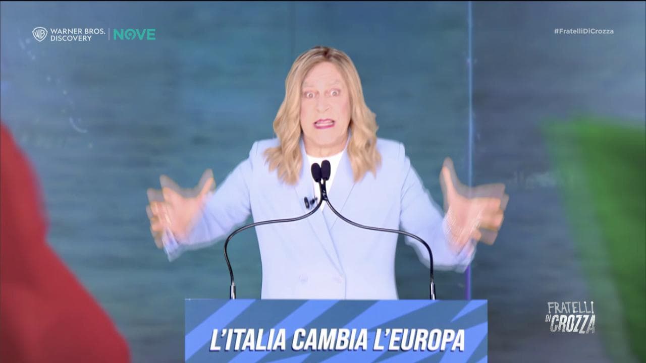 Crozza-Meloni scatenata: "Ecco perché sulla scheda potete scrivere Giorgia Daje Oh Ammazza Pesciarola"