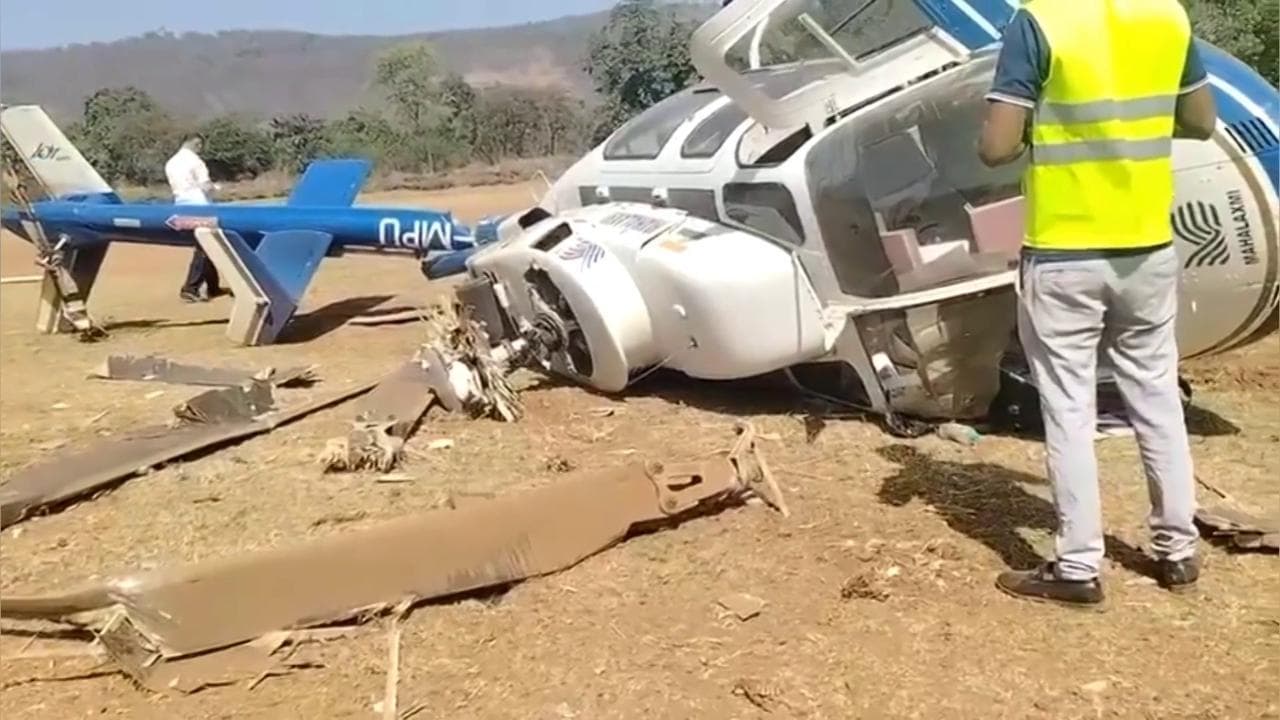India, elicottero si schianta durante l'atterraggio: ferito il pilota