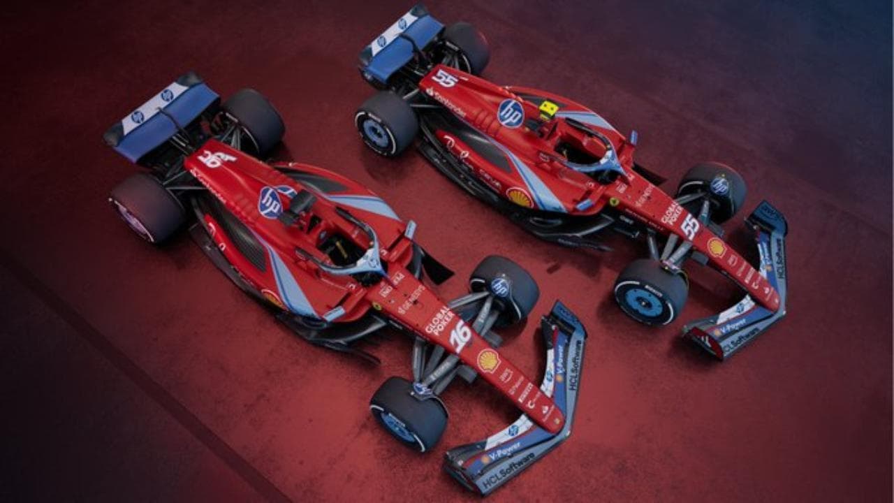 Ecco la nuova Ferrari con la livrea azzurra, sarà in pista a Miami