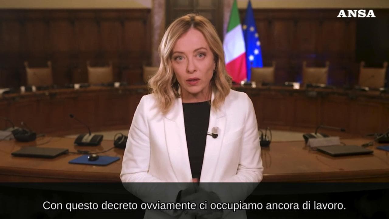 Primo maggio, Meloni sui social: "Fieri dei dati sul lavoro, grazie a Mattarella che li ha citati"