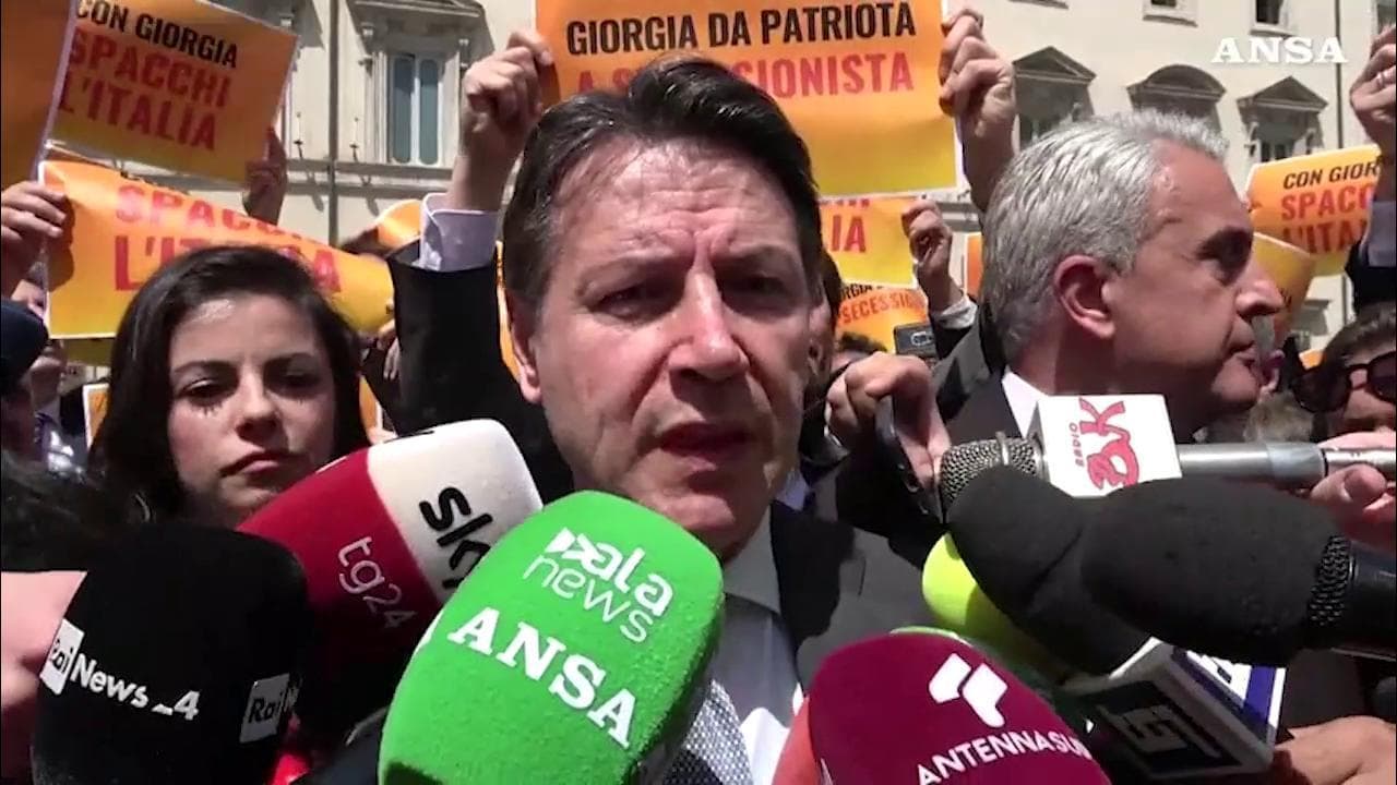 Autonomia, Conte: "Meloni da patriota a secessionista"