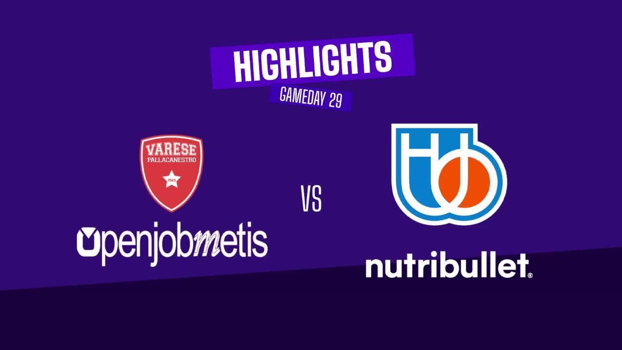 Basket Serie A, gli highlights di Openjobmetis Varese-Openjobmetis Varese