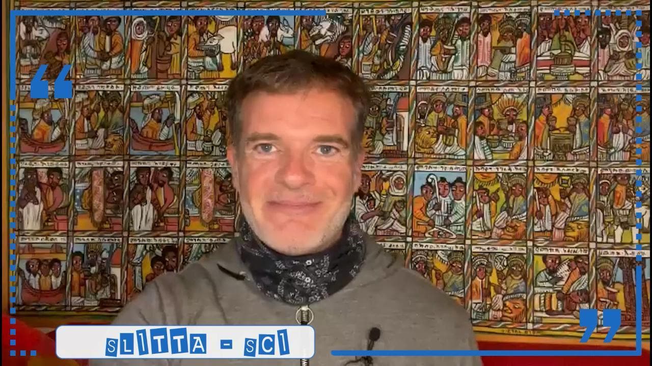 Stefano Massini, "Parole in corso": slitta e sci