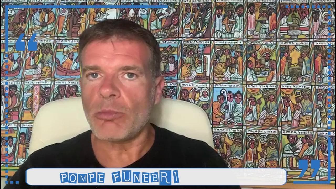Stefano Massini, "Parole in corso": pompe funebri