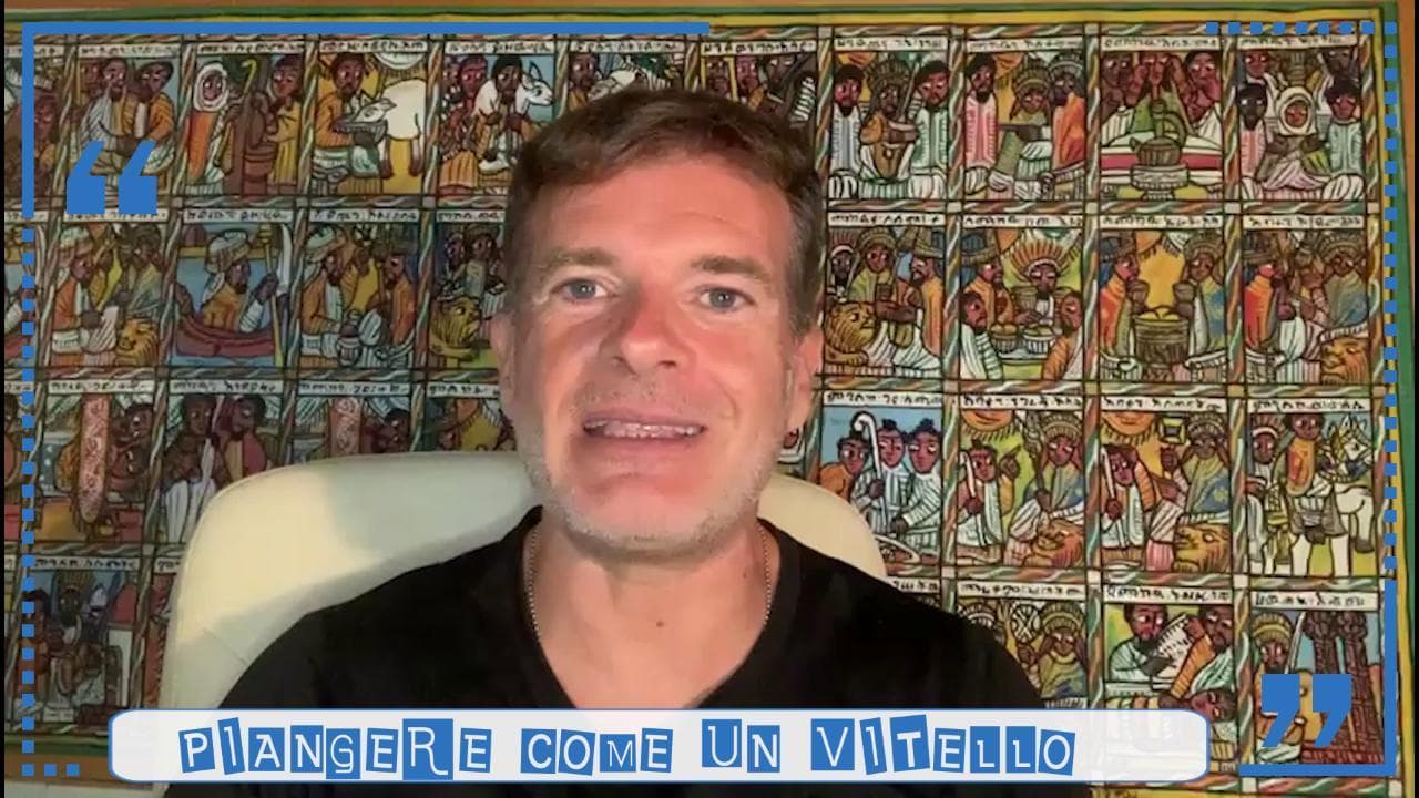 Stefano Massini, "Parole in corso": piangere come un vitello