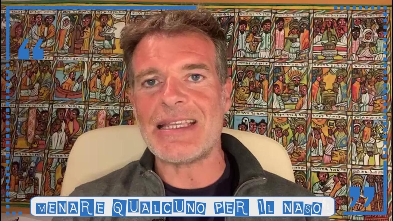 Stefano Massini, "Parole in corso": "menare qualcuno per il naso"