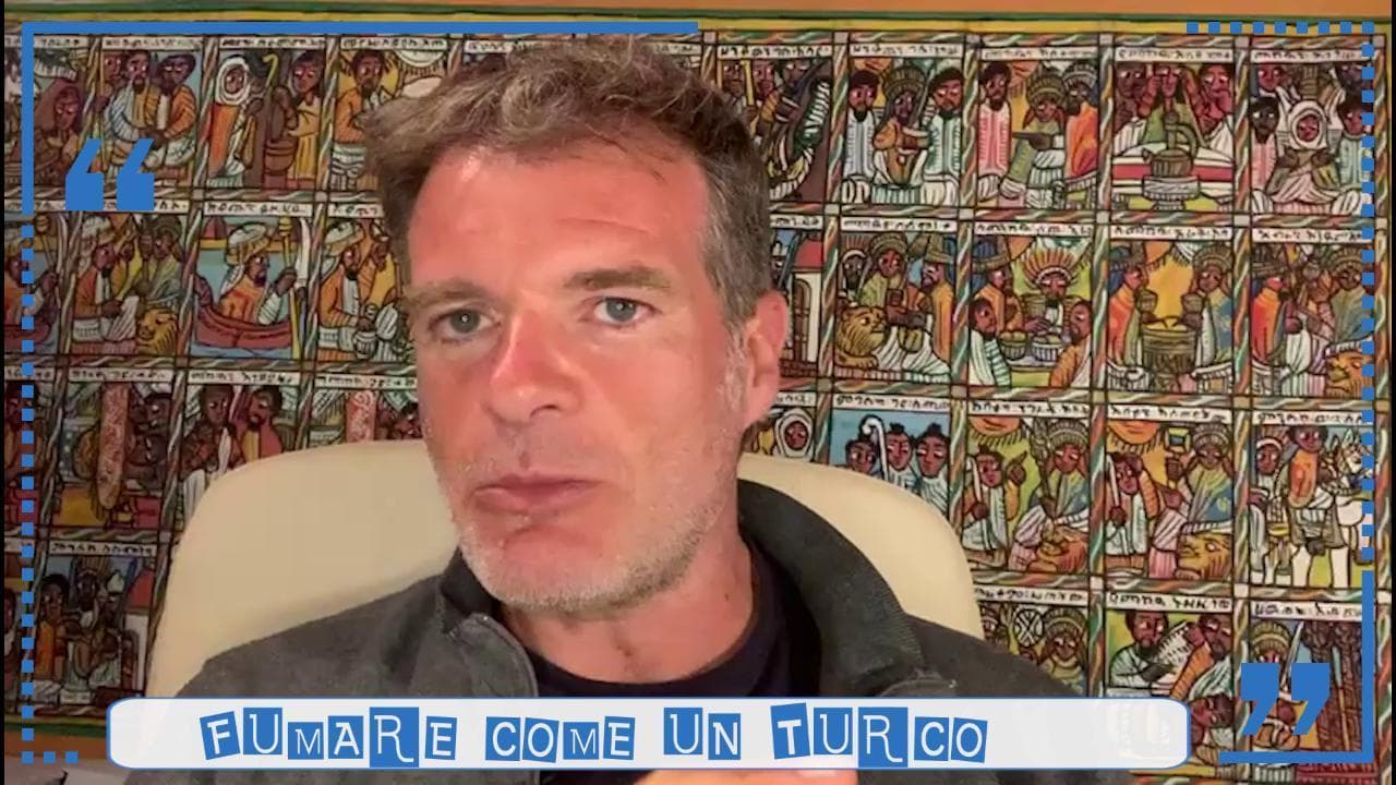 Stefano Massini, "Parole in corso": fumare come un turco