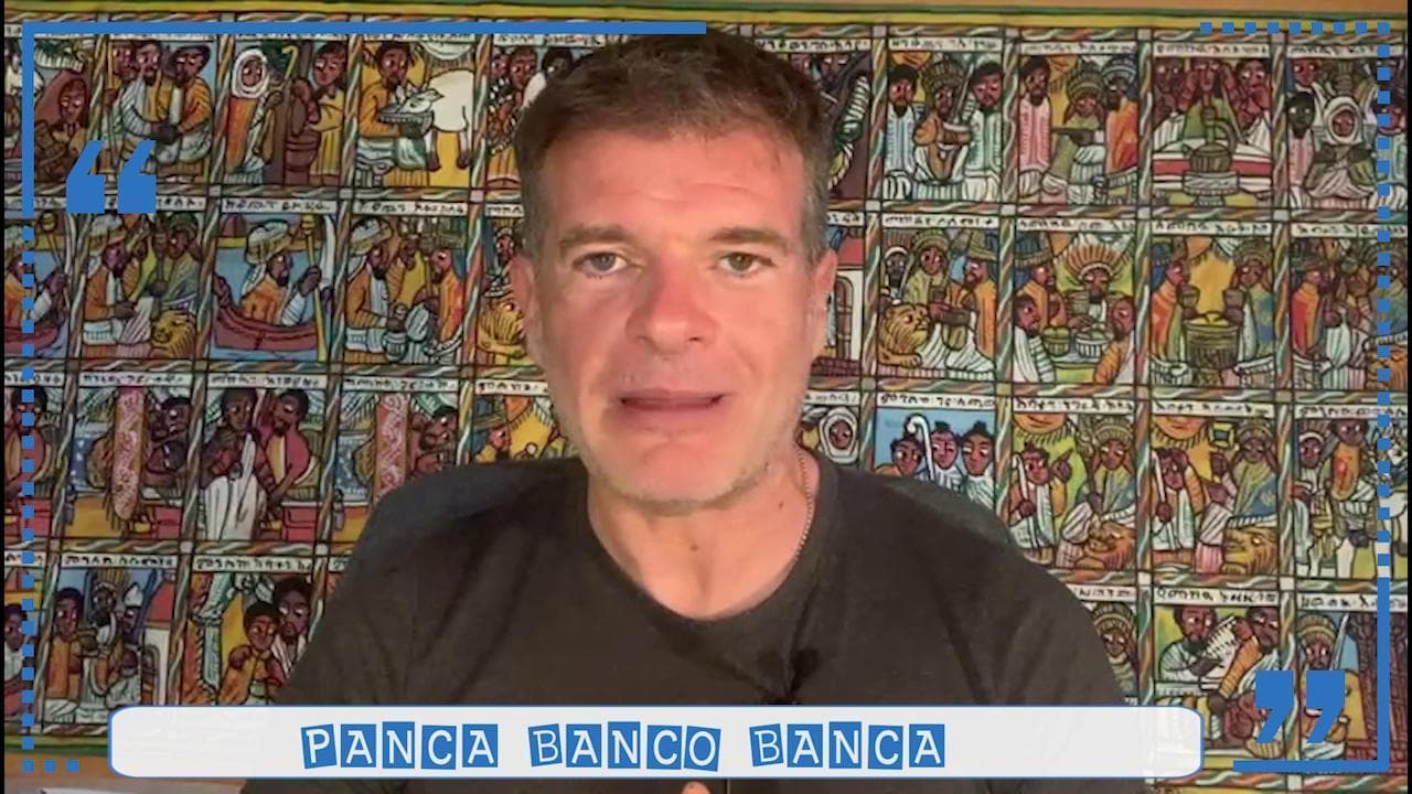 Stefano Massini, "Parole in corso": l'origine comune dei termini "panca, banco e banca"