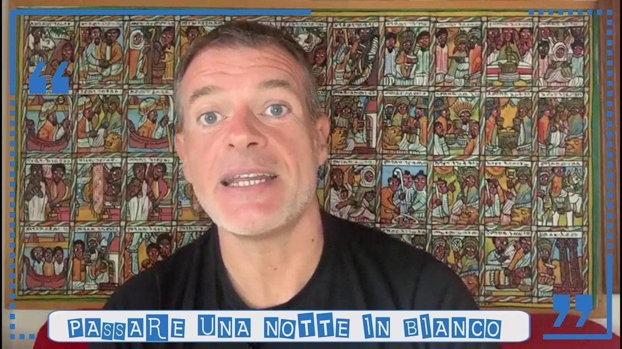 Stefano Massini, "Parole in corso": perché si dice "passare una notte in bianco"